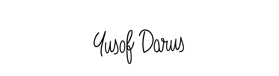 Create a beautiful signature design for name Yusof Darus. With this signature (Angelique-Rose-font-FFP) fonts, you can make a handwritten signature for free. Yusof Darus signature style 5 images and pictures png