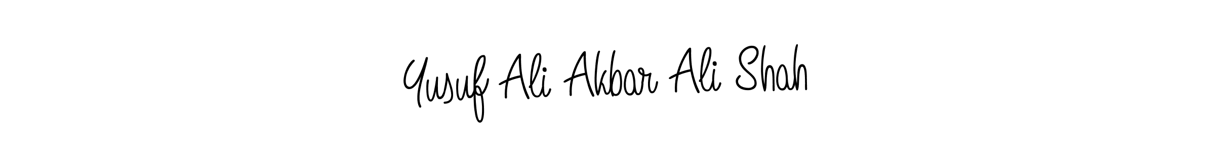 How to Draw Yusuf Ali Akbar Ali Shah signature style? Angelique-Rose-font-FFP is a latest design signature styles for name Yusuf Ali Akbar Ali Shah. Yusuf Ali Akbar Ali Shah signature style 5 images and pictures png