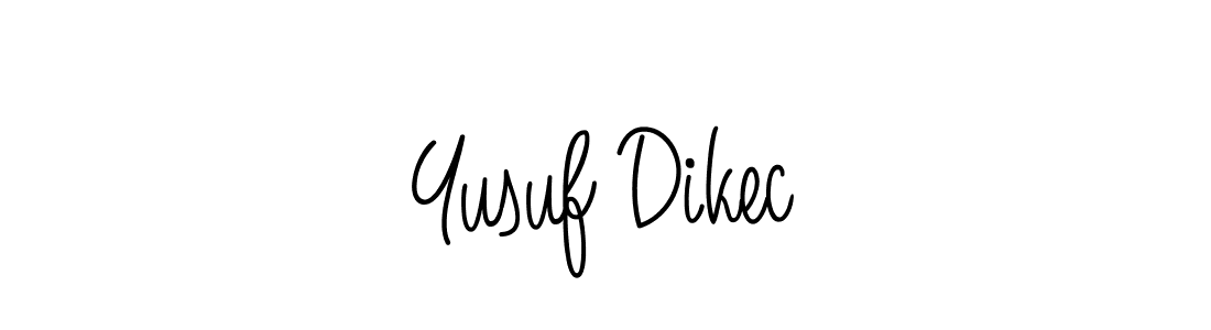 How to make Yusuf Dikec name signature. Use Angelique-Rose-font-FFP style for creating short signs online. This is the latest handwritten sign. Yusuf Dikec signature style 5 images and pictures png