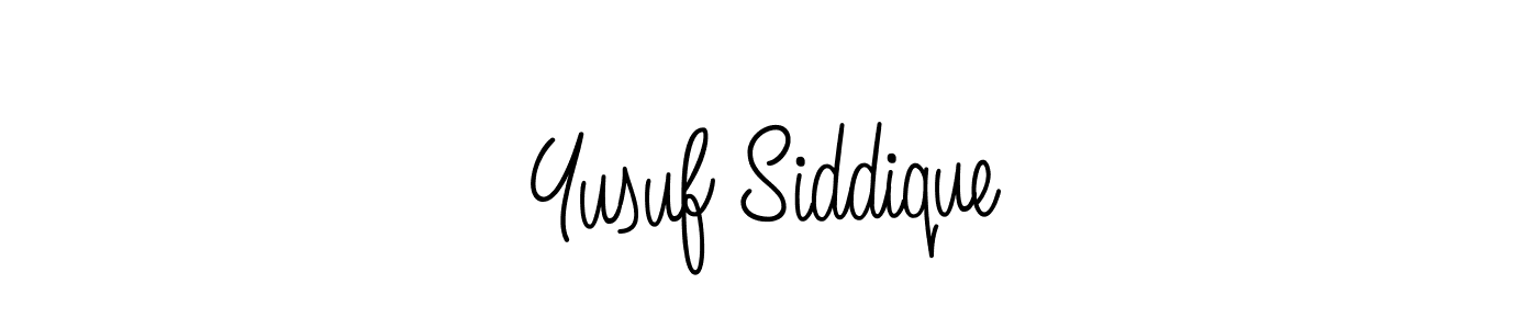 Angelique-Rose-font-FFP is a professional signature style that is perfect for those who want to add a touch of class to their signature. It is also a great choice for those who want to make their signature more unique. Get Yusuf Siddique name to fancy signature for free. Yusuf Siddique signature style 5 images and pictures png