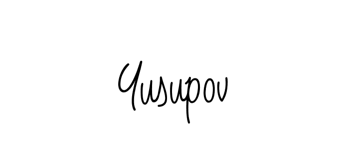 Also we have Yusupov name is the best signature style. Create professional handwritten signature collection using Angelique-Rose-font-FFP autograph style. Yusupov signature style 5 images and pictures png