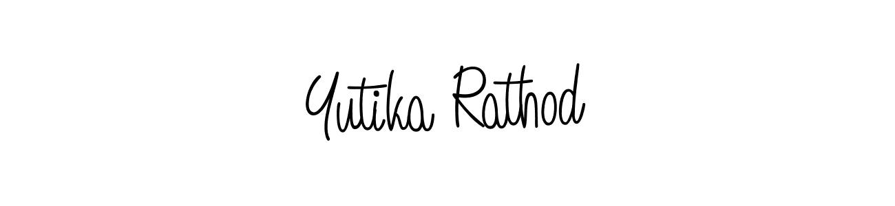 if you are searching for the best signature style for your name Yutika Rathod. so please give up your signature search. here we have designed multiple signature styles  using Angelique-Rose-font-FFP. Yutika Rathod signature style 5 images and pictures png