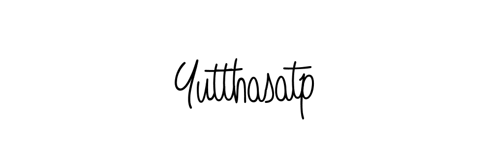 How to make Yutthasatp name signature. Use Angelique-Rose-font-FFP style for creating short signs online. This is the latest handwritten sign. Yutthasatp signature style 5 images and pictures png