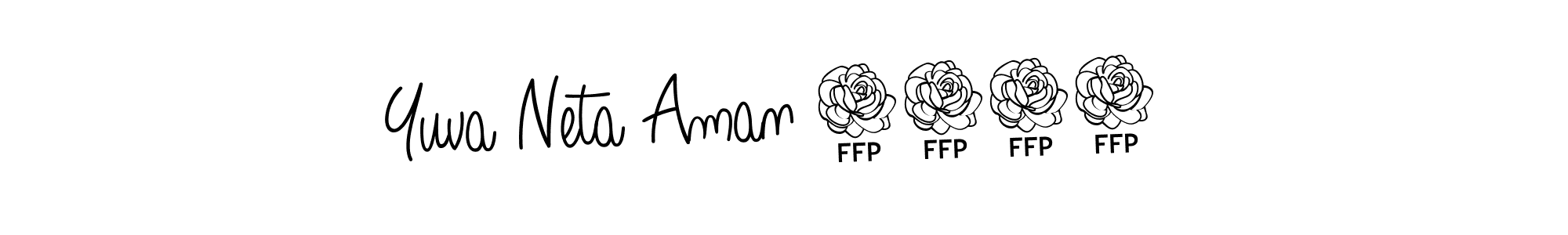 How to make Yuva Neta Aman 0665  signature? Angelique-Rose-font-FFP is a professional autograph style. Create handwritten signature for Yuva Neta Aman 0665  name. Yuva Neta Aman 0665  signature style 5 images and pictures png