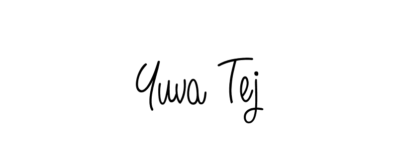 It looks lik you need a new signature style for name Yuva Tej. Design unique handwritten (Angelique-Rose-font-FFP) signature with our free signature maker in just a few clicks. Yuva Tej signature style 5 images and pictures png