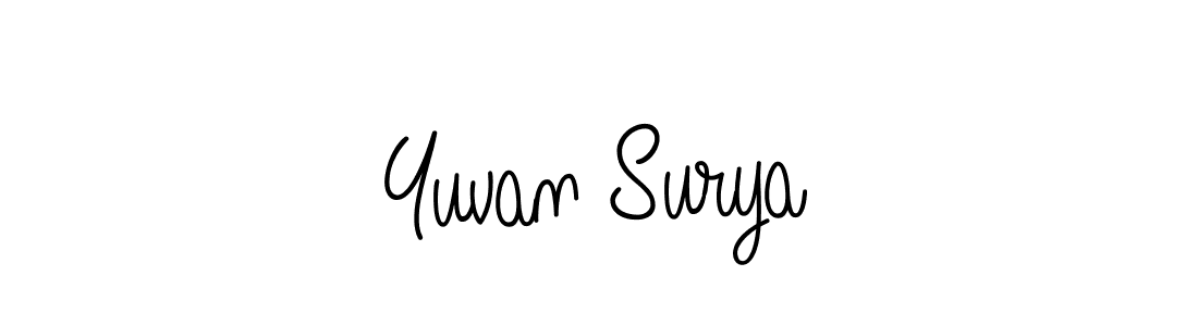 Also You can easily find your signature by using the search form. We will create Yuvan Surya name handwritten signature images for you free of cost using Angelique-Rose-font-FFP sign style. Yuvan Surya signature style 5 images and pictures png