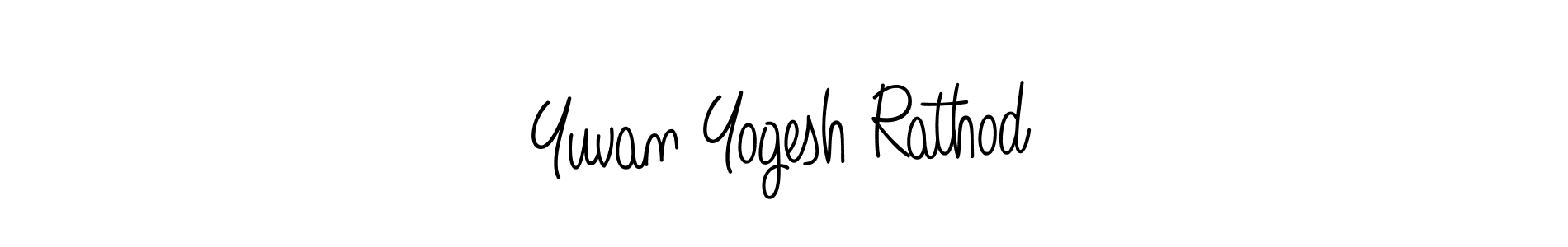 It looks lik you need a new signature style for name Yuvan Yogesh Rathod. Design unique handwritten (Angelique-Rose-font-FFP) signature with our free signature maker in just a few clicks. Yuvan Yogesh Rathod signature style 5 images and pictures png