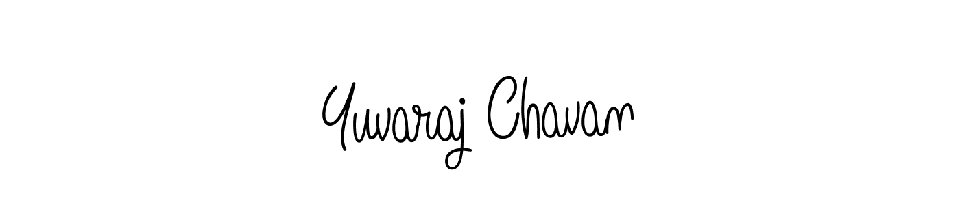 Also we have Yuvaraj Chavan name is the best signature style. Create professional handwritten signature collection using Angelique-Rose-font-FFP autograph style. Yuvaraj Chavan signature style 5 images and pictures png