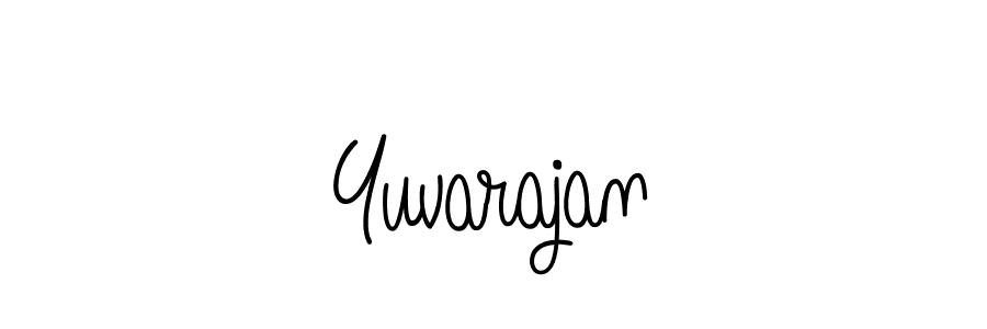 Design your own signature with our free online signature maker. With this signature software, you can create a handwritten (Angelique-Rose-font-FFP) signature for name Yuvarajan. Yuvarajan signature style 5 images and pictures png