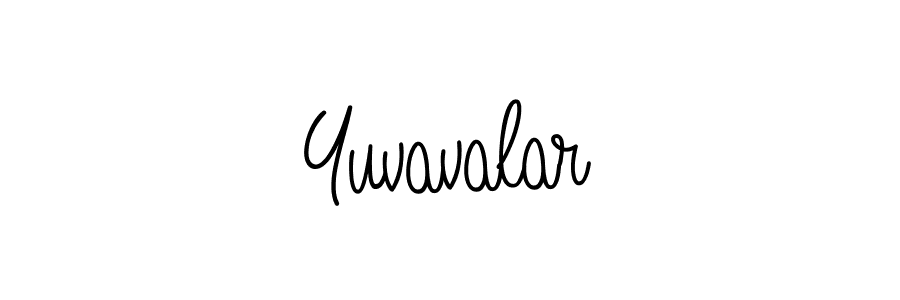 The best way (Angelique-Rose-font-FFP) to make a short signature is to pick only two or three words in your name. The name Yuvavalar include a total of six letters. For converting this name. Yuvavalar signature style 5 images and pictures png
