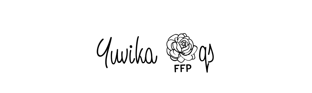 Once you've used our free online signature maker to create your best signature Angelique-Rose-font-FFP style, it's time to enjoy all of the benefits that Yuvika 7qs name signing documents. Yuvika 7qs signature style 5 images and pictures png