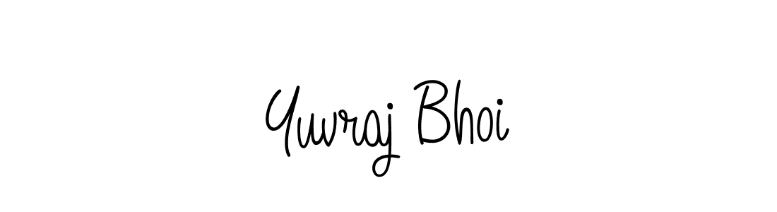 if you are searching for the best signature style for your name Yuvraj Bhoi. so please give up your signature search. here we have designed multiple signature styles  using Angelique-Rose-font-FFP. Yuvraj Bhoi signature style 5 images and pictures png