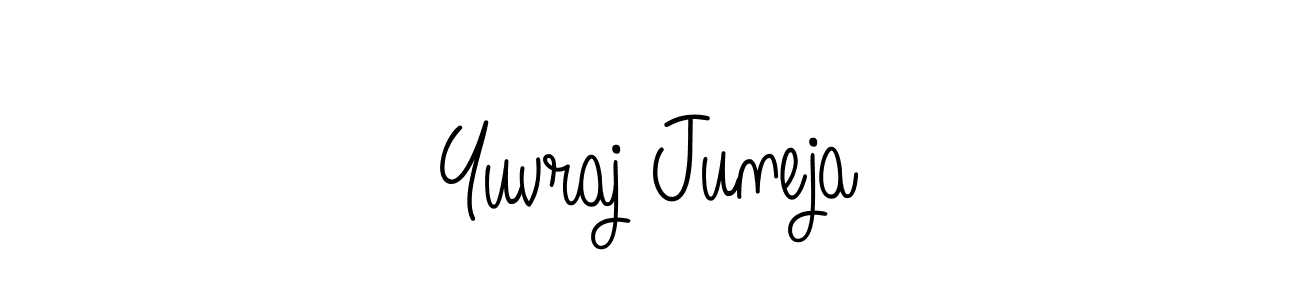 Similarly Angelique-Rose-font-FFP is the best handwritten signature design. Signature creator online .You can use it as an online autograph creator for name Yuvraj Juneja. Yuvraj Juneja signature style 5 images and pictures png