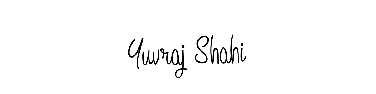 Create a beautiful signature design for name Yuvraj Shahi. With this signature (Angelique-Rose-font-FFP) fonts, you can make a handwritten signature for free. Yuvraj Shahi signature style 5 images and pictures png