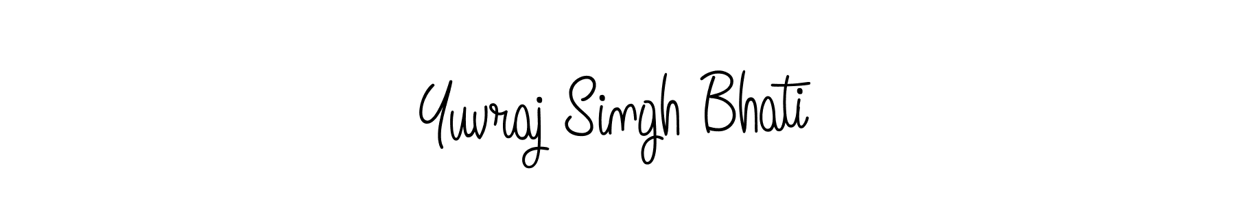 Yuvraj Singh Bhati stylish signature style. Best Handwritten Sign (Angelique-Rose-font-FFP) for my name. Handwritten Signature Collection Ideas for my name Yuvraj Singh Bhati. Yuvraj Singh Bhati signature style 5 images and pictures png