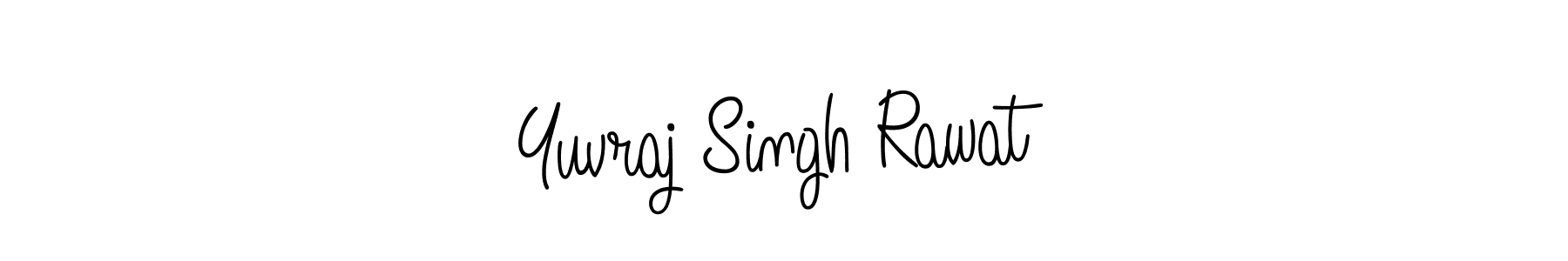 The best way (Angelique-Rose-font-FFP) to make a short signature is to pick only two or three words in your name. The name Yuvraj Singh Rawat include a total of six letters. For converting this name. Yuvraj Singh Rawat signature style 5 images and pictures png