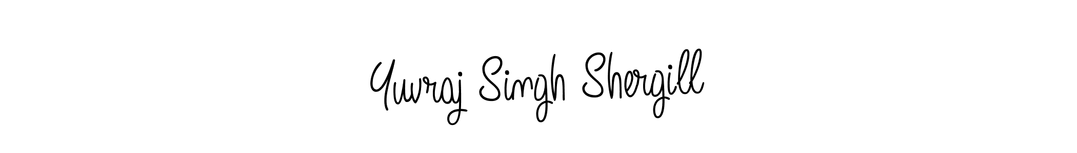 Make a beautiful signature design for name Yuvraj Singh Shergill. With this signature (Angelique-Rose-font-FFP) style, you can create a handwritten signature for free. Yuvraj Singh Shergill signature style 5 images and pictures png