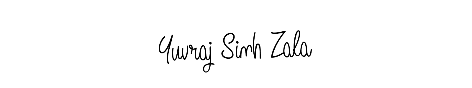 The best way (Angelique-Rose-font-FFP) to make a short signature is to pick only two or three words in your name. The name Yuvraj Sinh Zala include a total of six letters. For converting this name. Yuvraj Sinh Zala signature style 5 images and pictures png