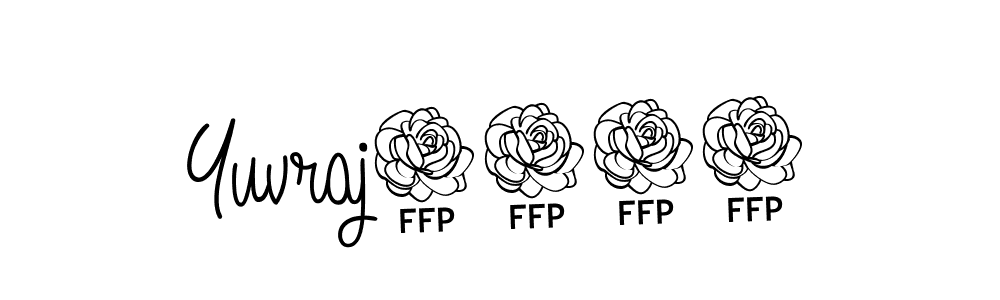 Yuvraj4149 stylish signature style. Best Handwritten Sign (Angelique-Rose-font-FFP) for my name. Handwritten Signature Collection Ideas for my name Yuvraj4149. Yuvraj4149 signature style 5 images and pictures png