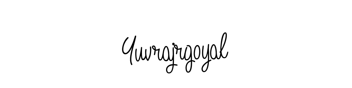 You should practise on your own different ways (Angelique-Rose-font-FFP) to write your name (Yuvrajrgoyal) in signature. don't let someone else do it for you. Yuvrajrgoyal signature style 5 images and pictures png