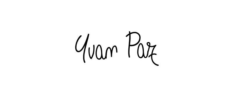 Make a short Yvan Paz signature style. Manage your documents anywhere anytime using Angelique-Rose-font-FFP. Create and add eSignatures, submit forms, share and send files easily. Yvan Paz signature style 5 images and pictures png