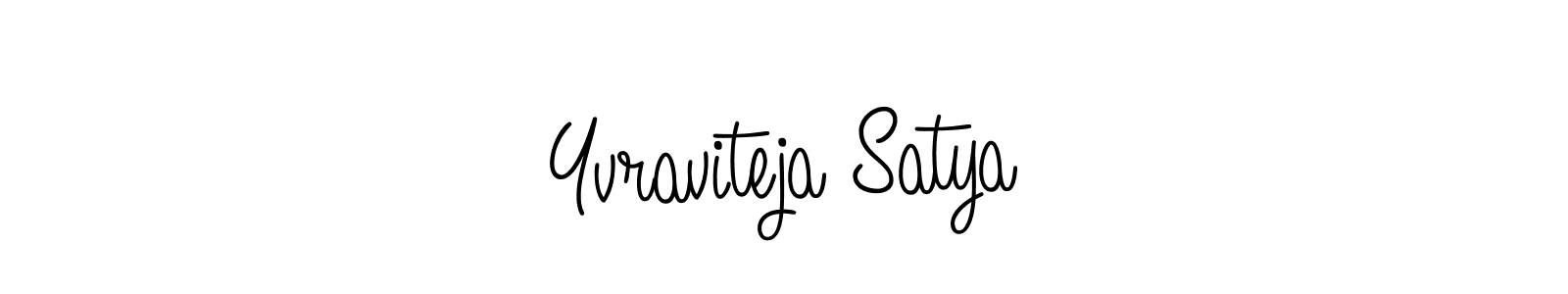 Also You can easily find your signature by using the search form. We will create Yvraviteja Satya name handwritten signature images for you free of cost using Angelique-Rose-font-FFP sign style. Yvraviteja Satya signature style 5 images and pictures png