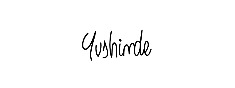How to make Yvshinde name signature. Use Angelique-Rose-font-FFP style for creating short signs online. This is the latest handwritten sign. Yvshinde signature style 5 images and pictures png