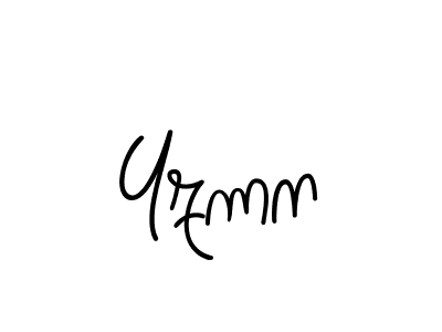 How to Draw Yzmn signature style? Angelique-Rose-font-FFP is a latest design signature styles for name Yzmn. Yzmn signature style 5 images and pictures png