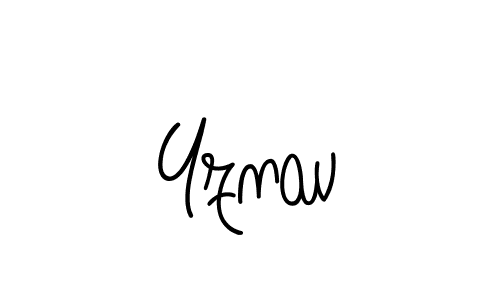 Design your own signature with our free online signature maker. With this signature software, you can create a handwritten (Angelique-Rose-font-FFP) signature for name Yznav. Yznav signature style 5 images and pictures png