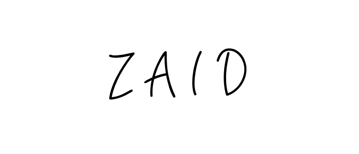 Z A I D stylish signature style. Best Handwritten Sign (Angelique-Rose-font-FFP) for my name. Handwritten Signature Collection Ideas for my name Z A I D. Z A I D signature style 5 images and pictures png
