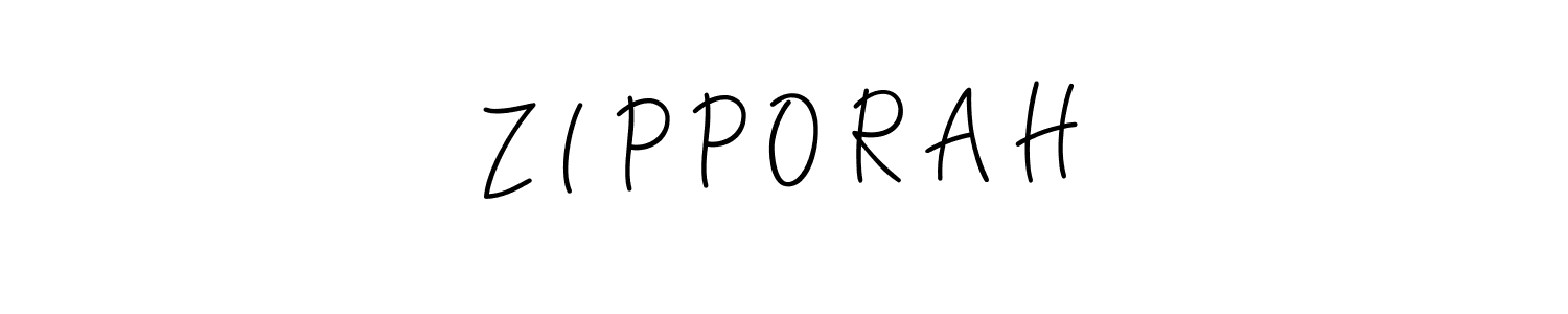 Design your own signature with our free online signature maker. With this signature software, you can create a handwritten (Angelique-Rose-font-FFP) signature for name Z I P P O R A H. Z I P P O R A H signature style 5 images and pictures png
