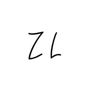 Z L stylish signature style. Best Handwritten Sign (Angelique-Rose-font-FFP) for my name. Handwritten Signature Collection Ideas for my name Z L. Z L signature style 5 images and pictures png