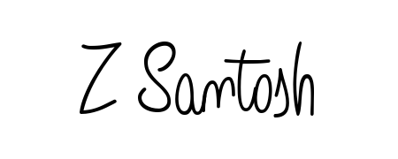 Generate high-definition signature styles for Z Santosh. The Angelique-Rose-font-FFP typeface ensures crisp legibility and sophisticated design. Z Santosh signature style 5 images and pictures png
