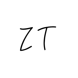 Z T stylish signature style. Best Handwritten Sign (Angelique-Rose-font-FFP) for my name. Handwritten Signature Collection Ideas for my name Z T. Z T signature style 5 images and pictures png