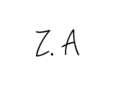 You can use this online signature creator to create a handwritten signature for the name Z. A. This is the best online autograph maker. Z. A signature style 5 images and pictures png