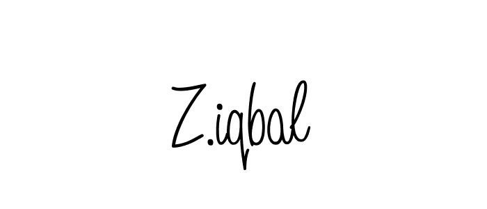 Angelique-Rose-font-FFP is a professional signature style that is perfect for those who want to add a touch of class to their signature. It is also a great choice for those who want to make their signature more unique. Get Z.iqbal name to fancy signature for free. Z.iqbal signature style 5 images and pictures png