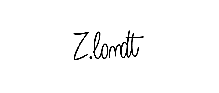 Best and Professional Signature Style for Z.londt. Angelique-Rose-font-FFP Best Signature Style Collection. Z.londt signature style 5 images and pictures png