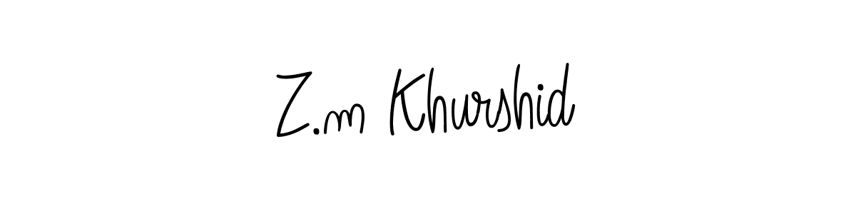 Best and Professional Signature Style for Z.m Khurshid. Angelique-Rose-font-FFP Best Signature Style Collection. Z.m Khurshid signature style 5 images and pictures png