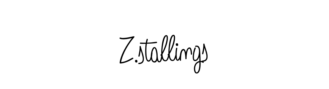 Make a beautiful signature design for name Z.stallings. Use this online signature maker to create a handwritten signature for free. Z.stallings signature style 5 images and pictures png