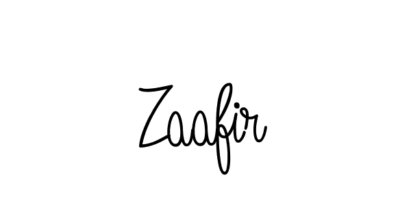 Zaafir stylish signature style. Best Handwritten Sign (Angelique-Rose-font-FFP) for my name. Handwritten Signature Collection Ideas for my name Zaafir. Zaafir signature style 5 images and pictures png