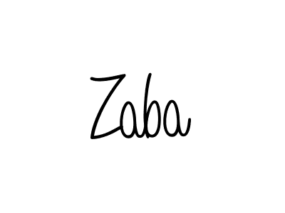 You should practise on your own different ways (Angelique-Rose-font-FFP) to write your name (Zaba) in signature. don't let someone else do it for you. Zaba signature style 5 images and pictures png