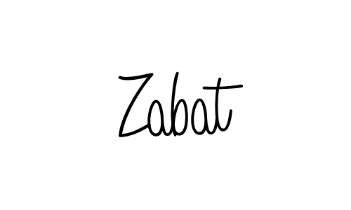 if you are searching for the best signature style for your name Zabat. so please give up your signature search. here we have designed multiple signature styles  using Angelique-Rose-font-FFP. Zabat signature style 5 images and pictures png