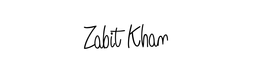 How to Draw Zabit Khan signature style? Angelique-Rose-font-FFP is a latest design signature styles for name Zabit Khan. Zabit Khan signature style 5 images and pictures png