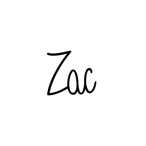 Create a beautiful signature design for name Zac. With this signature (Angelique-Rose-font-FFP) fonts, you can make a handwritten signature for free. Zac signature style 5 images and pictures png