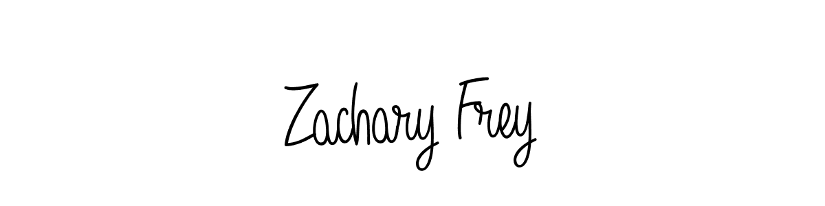 Make a beautiful signature design for name Zachary Frey. Use this online signature maker to create a handwritten signature for free. Zachary Frey signature style 5 images and pictures png