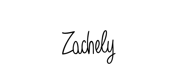 How to Draw Zachely signature style? Angelique-Rose-font-FFP is a latest design signature styles for name Zachely. Zachely signature style 5 images and pictures png