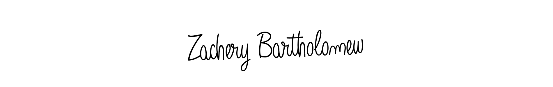 The best way (Angelique-Rose-font-FFP) to make a short signature is to pick only two or three words in your name. The name Zachery Bartholomew include a total of six letters. For converting this name. Zachery Bartholomew signature style 5 images and pictures png