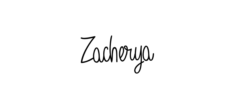 It looks lik you need a new signature style for name Zacherya. Design unique handwritten (Angelique-Rose-font-FFP) signature with our free signature maker in just a few clicks. Zacherya signature style 5 images and pictures png