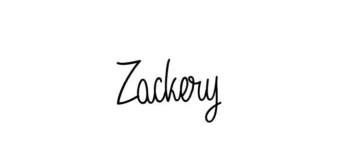 How to make Zackery name signature. Use Angelique-Rose-font-FFP style for creating short signs online. This is the latest handwritten sign. Zackery signature style 5 images and pictures png