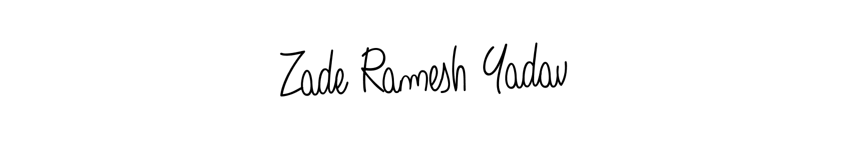 Best and Professional Signature Style for Zade Ramesh Yadav. Angelique-Rose-font-FFP Best Signature Style Collection. Zade Ramesh Yadav signature style 5 images and pictures png